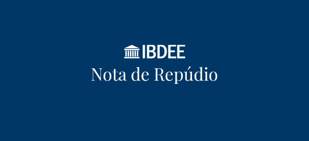 O Instituto Brasileiro de Direito e Ética Empresarial (“IBDEE”), por meio de sua Comissão de Ética no Esporte, vem a público lamentar profundamente as declarações realizadas pelo Sr. Antonio Assunção de Olim (Delegado Olim), presidente do Tribunal de Justiça Desportiva do Estado de São Paulo (“TJD/SP”,) ao blog “Lei em Campo” em 05.04.2019, escrita pelo jornalista Andrei Kampff.
Ao comentar suposta irregularidade processual no processo envolvendo ...