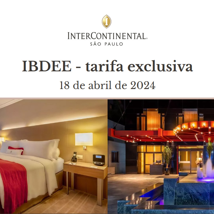 Hospedagem com tarifas especiais para participantes do 2º Congresso IBDEE